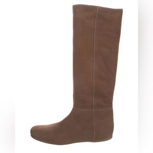 Y2k Prada Brown Leather Riding Boots size 6.5 37